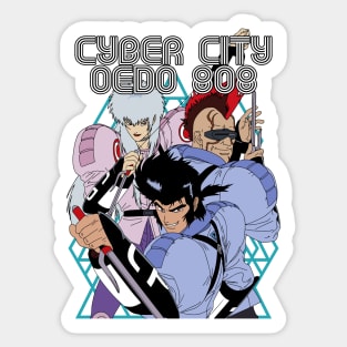 Cyber Police Trio Sticker